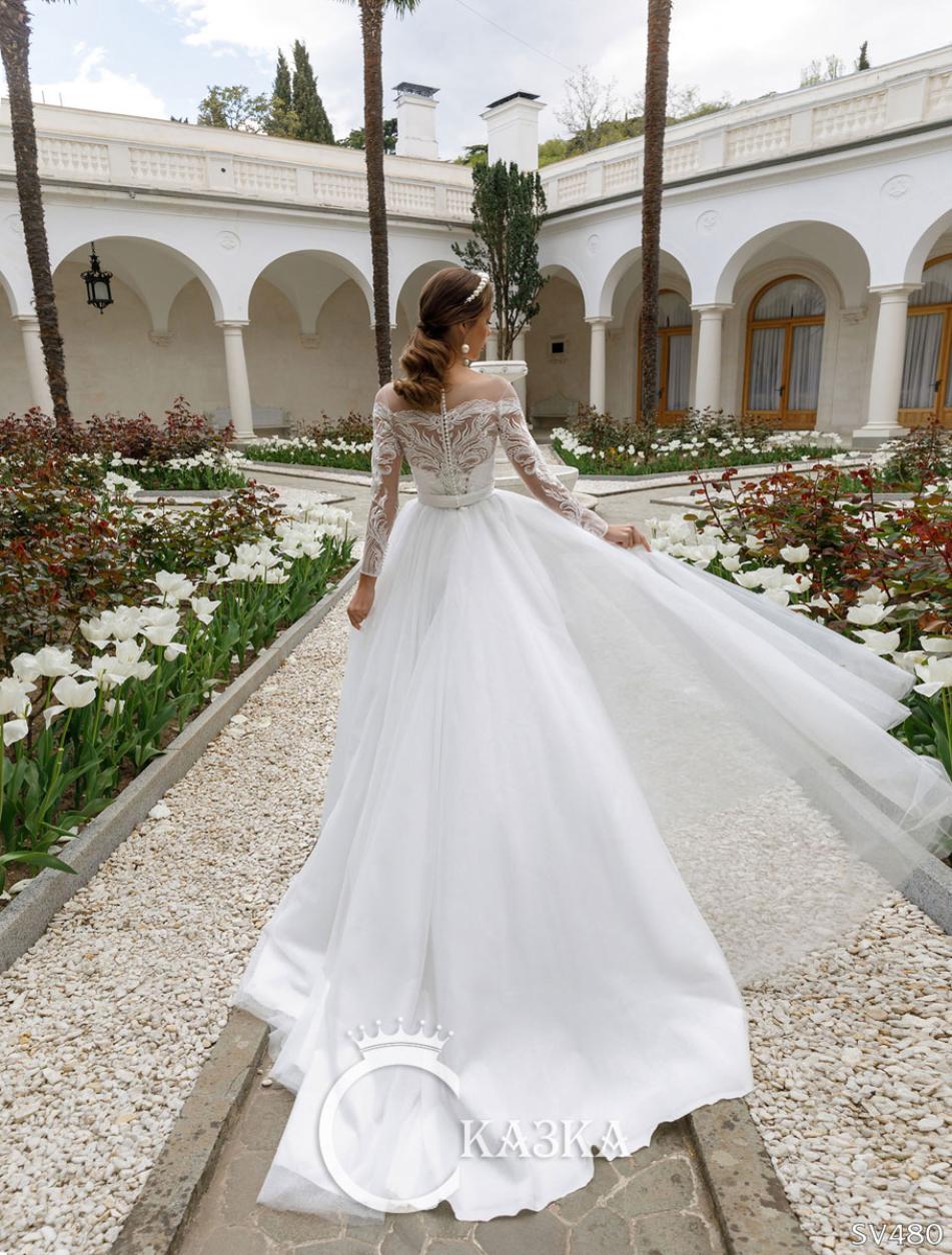 Свадебные платья с кружевными рукавами